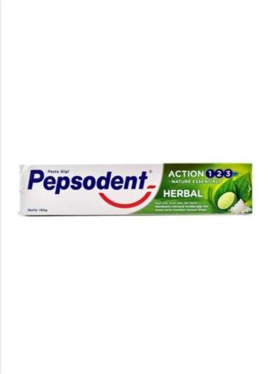 PASTA GIGI ODOL PEPSODENT ACTION 123 HERBAL 190 GR TOOTHPASTE