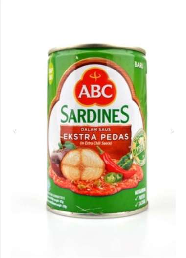 SARDEN ABC KALENG 425 GR SARDINES ABC KALENG BESAR