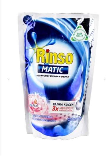 Promo Harga Rinso Detergent Matic Liquid Front Load + Molto 700 ml - Blibli