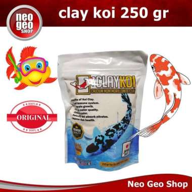 Clay Koi 250 GR ClayKoi Calcium Montmorillonite Clay Penjernih Kolam Koi