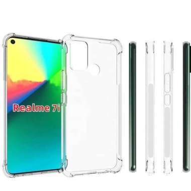 REALME 7i 2020 Softcase Anti Crack Silikon Case Casing Bening