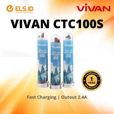 Vivan CTC100S Kabel USB Type-C Fast Charging