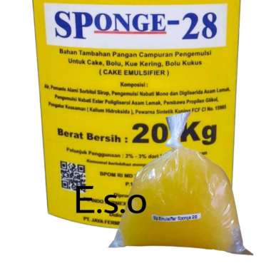 sponge-28 cake emulsifier 250gr repack/ sp pengembang bolu