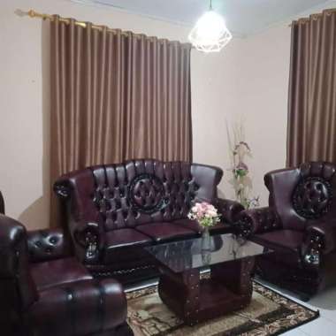 Sofa Jaguar Matahari 321 Wosh + Meja (Promo Harga) Merah