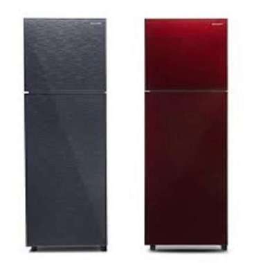 KULKAS 2 PINTU SHARP SJ-326XG - GLASS DOOR