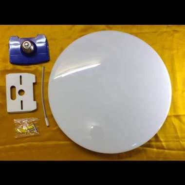Lampu Kap Baret Lumba LED Plafon SLIM 24w 27cm 1warna 6500K Putih Putih - PLAFON