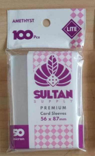 Sultan Supply 50Micron Lite 56 x 87mm Premium Card Sleeves - Amethyst