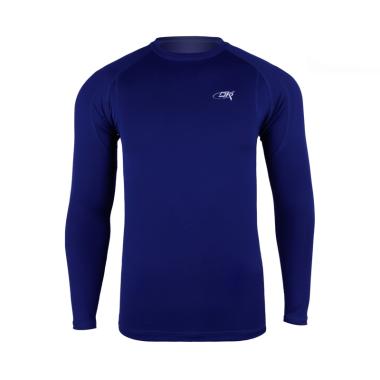 Duraking DK Fishing Jersey LS for Men - Basic Rashguard Black S NAVY BLUE