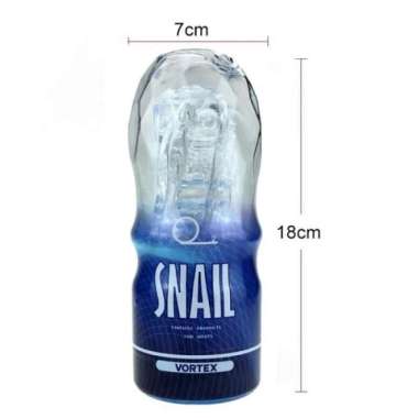 Transparan Snail Cup Male Tornado Spinwave Vortex Transparant Vortex