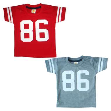 PLEU T-shirt 86 Baju Kaos Anak Laki Laki 2 Tahun Merah