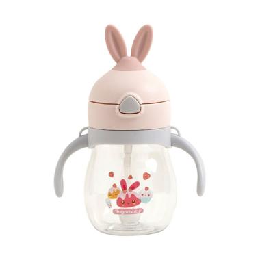 Sugar Baby Tritan Sippy Cup Rabbit Berry Smoothies Botol Minum Anak [270 mL/ 9mo+] Pink