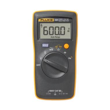 Fluke 101 Basic Digital Portable Pocket Multimeter with LCD Display Black