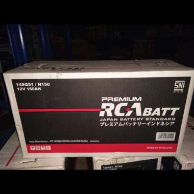 Aki Genset / RCA Batt Premium N150 / 12V 150 AH