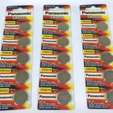 Baterai Lithium Panasonic 3V CR2016 CR2025 CR2032 - Baterai Kancing CR 2016