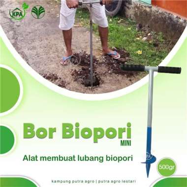 ALAT PELUBANG TANAH - BOR BIOPORI KECIL - Alat Pembuat Resapa Tanah