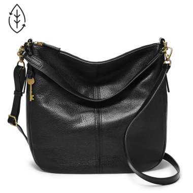 Fossil Jolie Hobo Leather Black - Tas Wanita - ZB1434-001