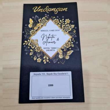 Undangan Blangko ERBA 2209