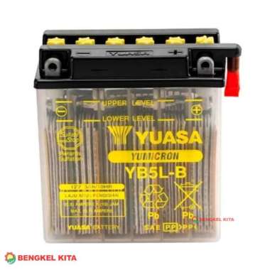 AKI ACCU YUASA YB5LB Honda Astrea grand, Legenda, yamaha Jupiter