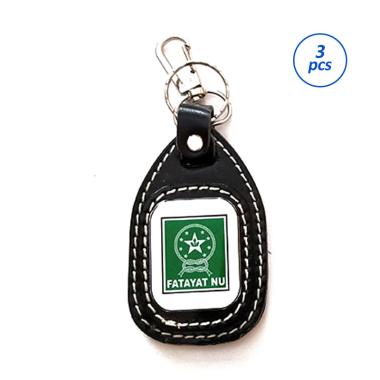 Mulyocreative Logo Fatayat NU Gantungan Kunci [3 pcs] Hitam