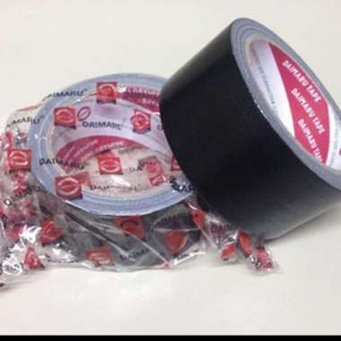 Lakban Kain Cloth Tape Hitam Daimaru 2 Inch