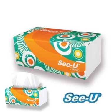 See-U Facial Tissue Classic 250 Sheets/ Tissue See U 250 sheets/ Tissue See-U Facial /Tissue Merek S