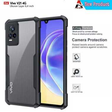 Case VIVO V21 4G Casing Shockproff Camera Protection Transparan