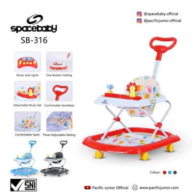Babywalker Spacebaby SB316 Baby Walker Space Baby SB 316