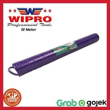 Selang Recoil 12 meter Wipro Spiral Spring Angin Kompresor