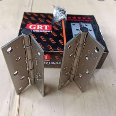 (harga per 6psg!) engsel GRT 4" SN / engsel pintu GRT 4"