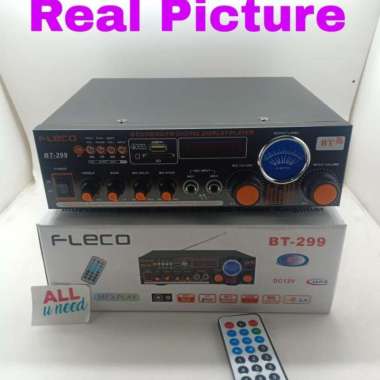 Power Amplifier Fleco BT-299 - Amplifier Karaoke - Amplifier Bluetooth
