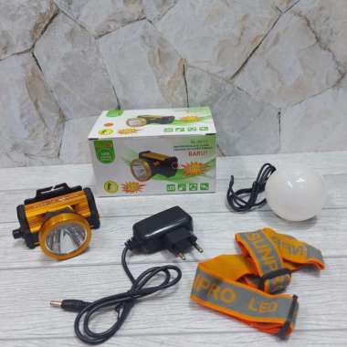 Senter Kepala Sunpro Led Cahaya Kuning dan Putih Sunpro SL-8812 Kuning