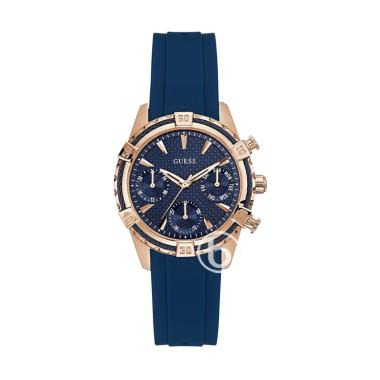 GUESS GW-0562L Multifunction Jam Tangan Wanita [Original] Blue Rose Gold