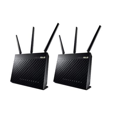 Asus RT-AC68U AC1900 [Dual Pack] Black