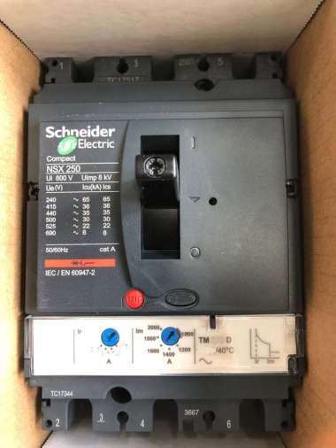 SCHNEIDER MCCB 36KA NSX250F MA220 3P LV431748