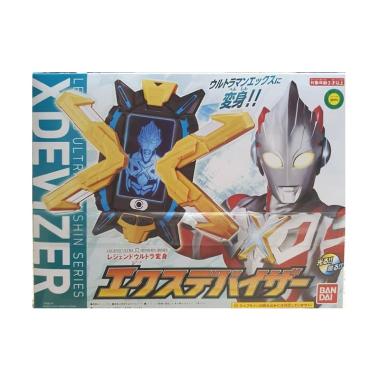 Bandai Legend Ultra Henshin Series DX X Devizer Ultraman X Mainan Anak