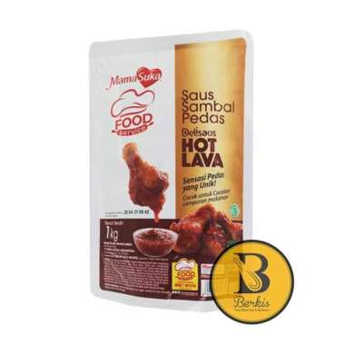 Delisaos Hot Lava 1 Kg / Mamasuka Saos Cabe Saus Sambal