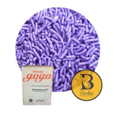 Meses Gogo Ungu 250 Gr Repack ; Meises Mesyes Warna