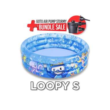 Goto Loopy Kolam Renang Swimming Pool Mandi Anak Baby Jumbo Besar SizeS dan Pompa