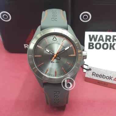 Reebok Spindrop Speed Jam Tangan Pria [RB-MAKG2 / Original] Green Grey