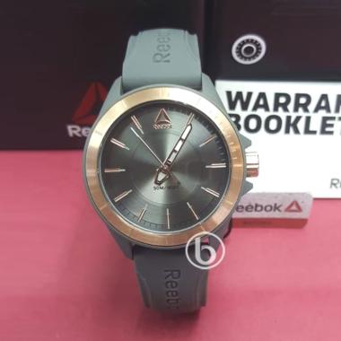Reebok Spindrop Speed Jam Tangan Pria [RB-MAKG2 / Original] Grey Gold