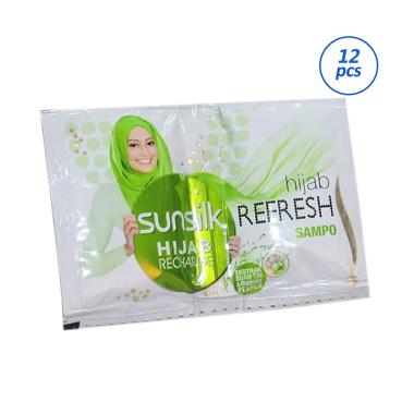 SUNSILK Refress Volume Shampoo Anti Ketombe [9 mL/12 Sachet/ Renceng] -