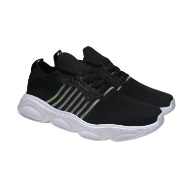Precise Flexnit Venom M Sepatu Sporty Pria - Hitam/Putih 41 HITAM PUTIH