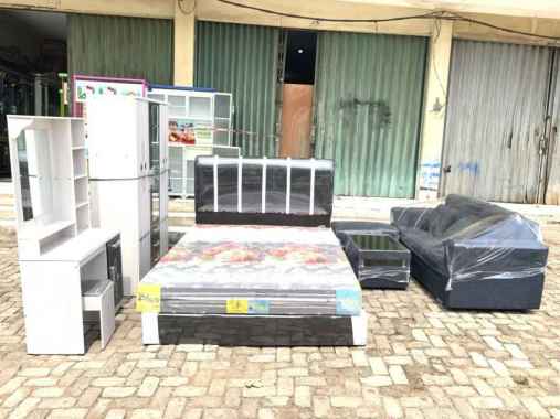 paket nikah 1 set tempat tidur Lemari pakaian meja rias sofa