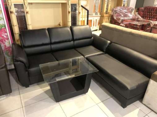 sofa l minimalis type putus bahan oscar