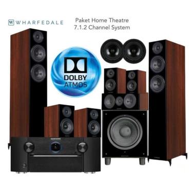 Paket home theatre Wharfedale Marantz 7.1.2 channel system Dolby Atmos
