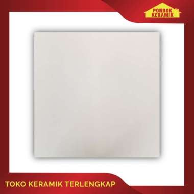 KERAMIK LANTAI ACCURA 50X50 GLOSSY WHITE PUTIH POLOS
