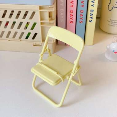 SK-C728 Stand Holder Bentuk Kursi Warna Macaron Dudukan Multifungsi / Phone Holder Hp Untuk Dekorasi