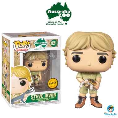 Funko POP! Television The Crocodile Hunter Steve Irwin w Turtle Chase Action Figure