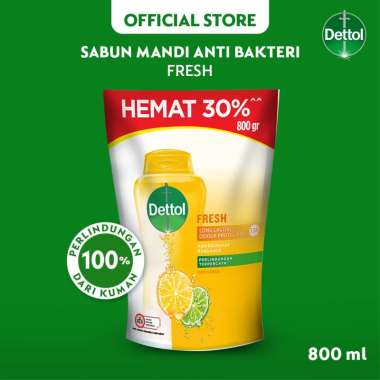 Dettol Sabun Mandi Cair Fresh [800 ml]