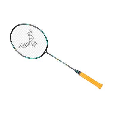 Victor AuraSpeed 80X Raket Badminton [3U] - Black green